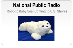 NPR - Robotic Baby Seal Coming To US Shores