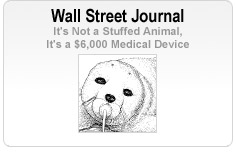 Wall Street Journal - It's Not a Stuffed Animal, It's a $6,000 Medical Device